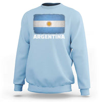 Vintage Argentina Flag Sun of May Argentinian Souvenir Sweatshirt