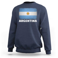 Vintage Argentina Flag Sun of May Argentinian Souvenir Sweatshirt