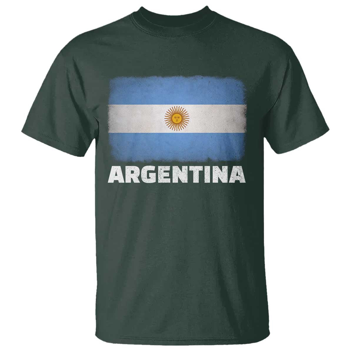 Vintage Argentina Flag Sun of May Argentinian Souvenir T Shirt