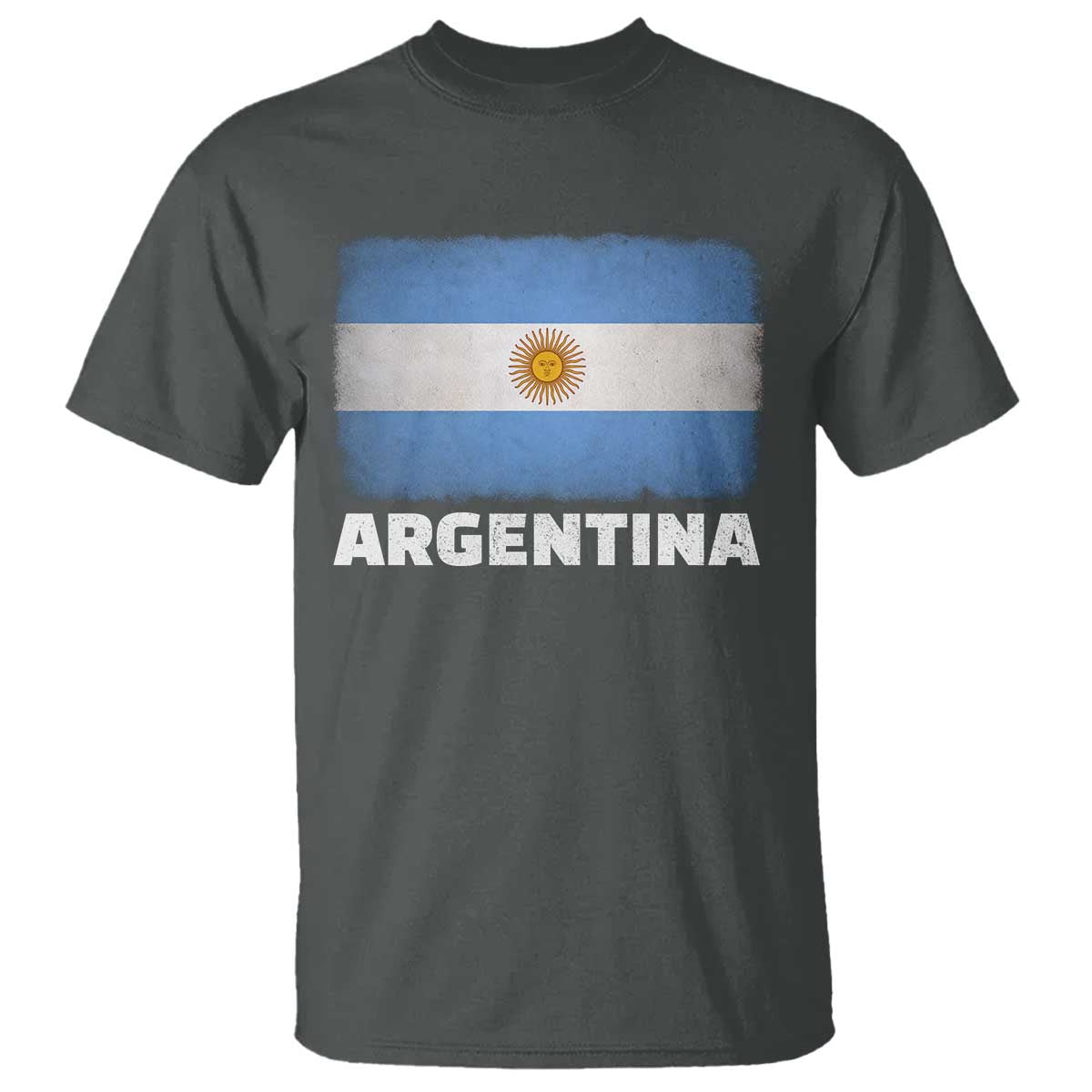 Vintage Argentina Flag Sun of May Argentinian Souvenir T Shirt