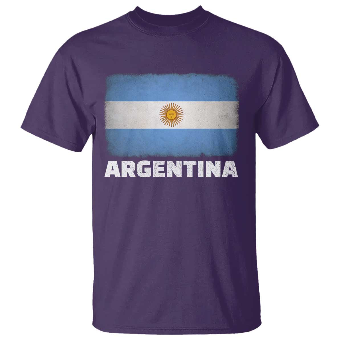 Vintage Argentina Flag Sun of May Argentinian Souvenir T Shirt