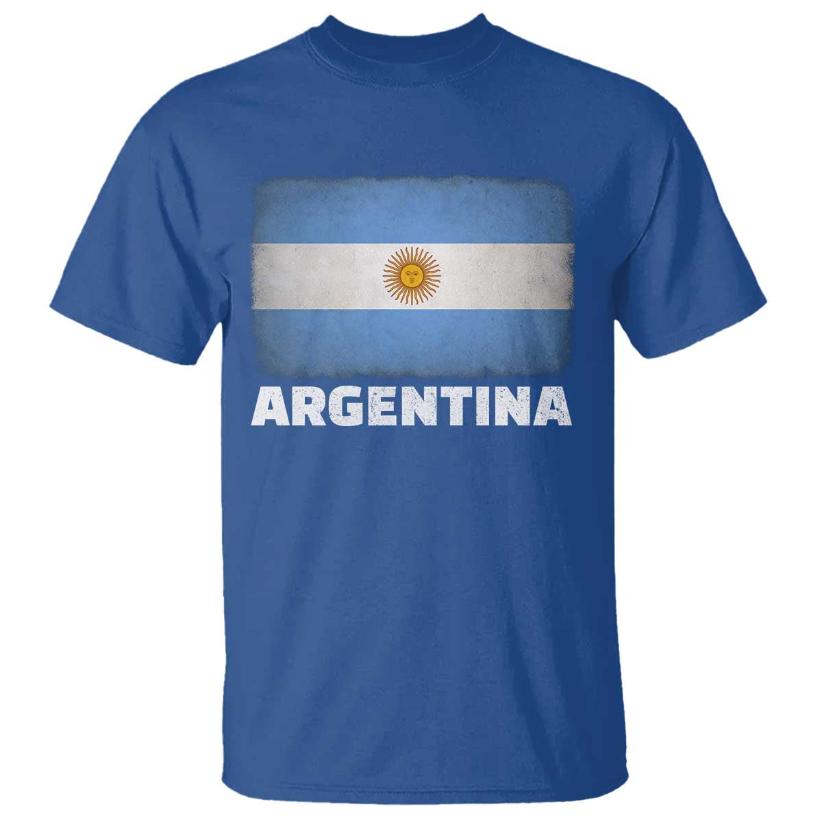 Vintage Argentina Flag Sun of May Argentinian Souvenir T Shirt