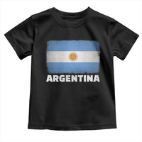 Vintage Argentina Flag Sun of May Argentinian Souvenir Toddler T Shirt