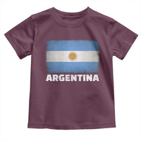 Vintage Argentina Flag Sun of May Argentinian Souvenir Toddler T Shirt