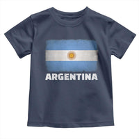 Vintage Argentina Flag Sun of May Argentinian Souvenir Toddler T Shirt