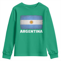 Vintage Argentina Flag Sun of May Argentinian Souvenir Youth Sweatshirt
