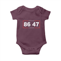 Vintage 8647 Baby Onesie US Political FDT Stars And Stripes