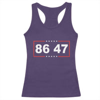 Vintage 8647 Racerback Tank Top US Political FDT Stars And Stripes