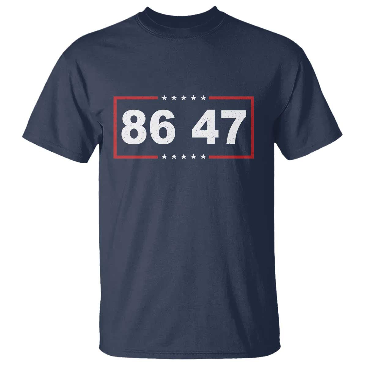 Vintage 8647 T Shirt US Political FDT Stars And Stripes