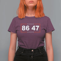 Vintage 8647 T Shirt For Women US Political FDT Stars And Stripes