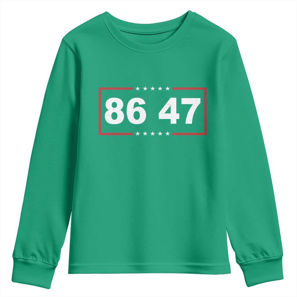 Vintage 8647 Youth Sweatshirt US Political FDT Stars And Stripes