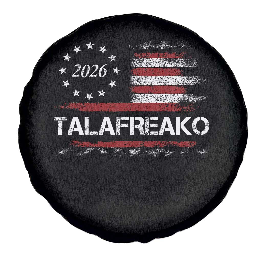 Talafreako James Talarico 2026 Spare Tire Cover US Senate Texas Vintage American Flag
