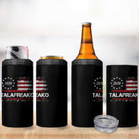 Talafreako James Talarico 2026 4 in 1 Can Cooler Tumbler US Senate Texas Vintage American Flag