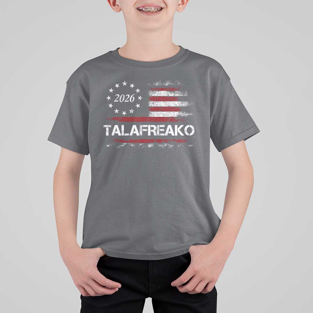 Talafreako James Talarico 2026 T Shirt For Kid US Senate Texas Vintage American Flag