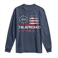 Talafreako James Talarico 2026 Long Sleeve Shirt US Senate Texas Vintage American Flag