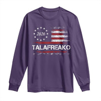 Talafreako James Talarico 2026 Long Sleeve Shirt US Senate Texas Vintage American Flag