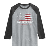 Talafreako James Talarico 2026 Raglan Shirt US Senate Texas Vintage American Flag