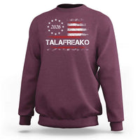 Talafreako James Talarico 2026 Sweatshirt US Senate Texas Vintage American Flag