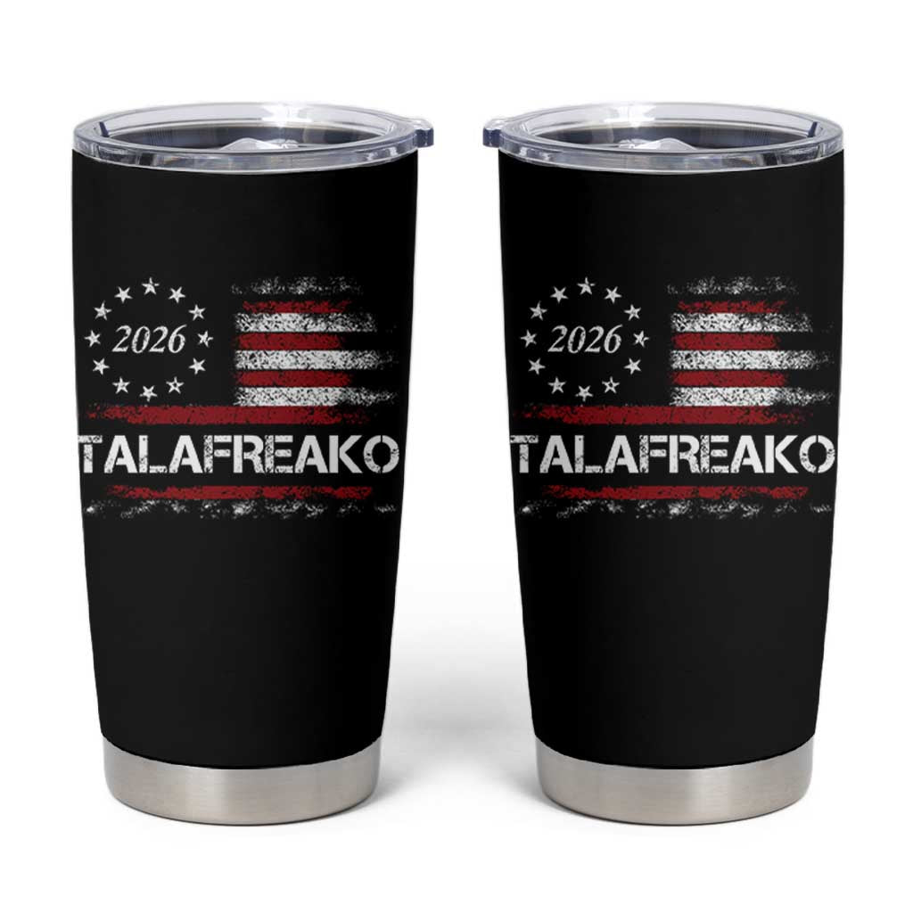 Talafreako James Talarico 2026 Tumbler Cup US Senate Texas Vintage American Flag