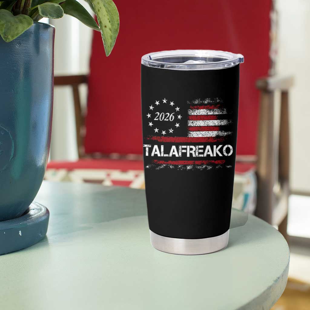Talafreako James Talarico 2026 Tumbler Cup US Senate Texas Vintage American Flag