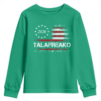 Talafreako James Talarico 2026 Youth Sweatshirt US Senate Texas Vintage American Flag