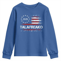 Talafreako James Talarico 2026 Youth Sweatshirt US Senate Texas Vintage American Flag