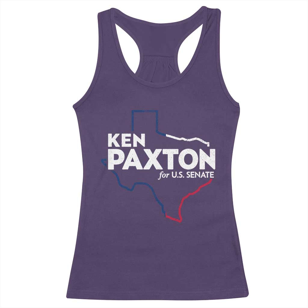 Ken Paxton for US Senate Racerback Tank Top Texas Senate Race 2026