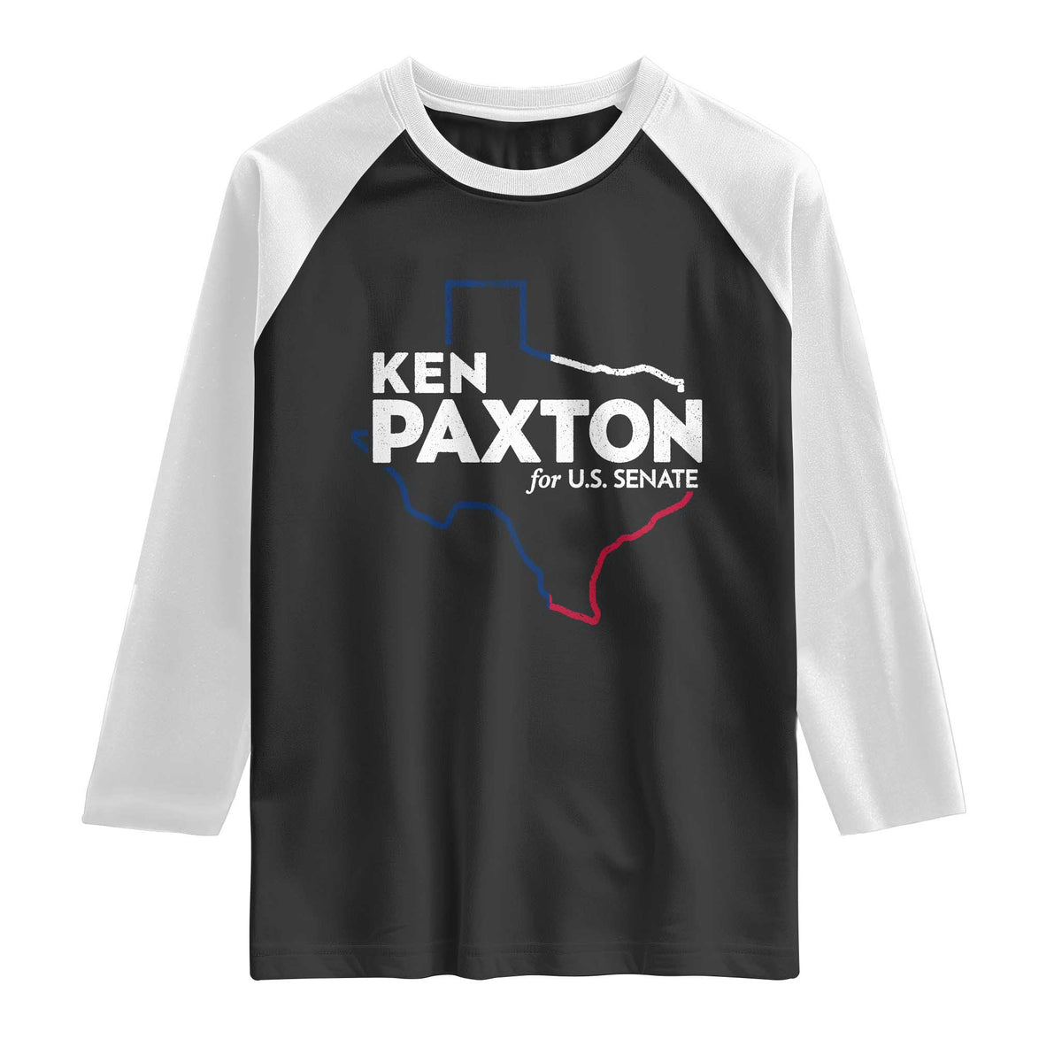 Ken Paxton for US Senate Raglan Shirt Texas Senate Race 2026