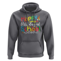 Happy First Day Of School Hoodie Artists Brushes Art Class - Wonder Print Shop