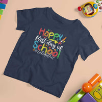 Happy First Day Of School T Shirt For Kid Artists Brushes Art Class - Wonder Print Shop