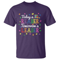 Literature Book Reading T Shirt Today A Reader Tomorrow A Leader - Wonder Print Shop
