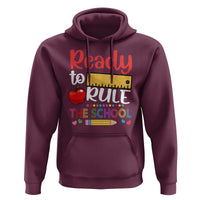 Ready To Rule The School Hoodie First Day Of School Ruler - Wonder Print Shop