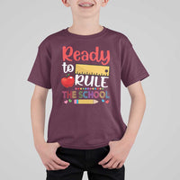 Ready To Rule The School T Shirt For Kid First Day Of School Ruler - Wonder Print Shop
