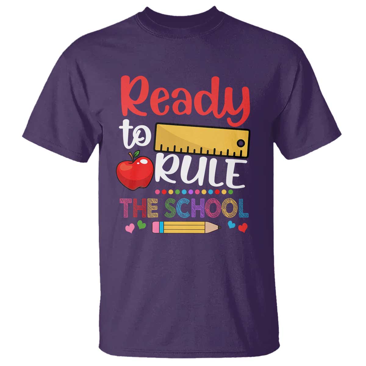 Ready To Rule The School T Shirt First Day Of School Ruler - Wonder Print Shop