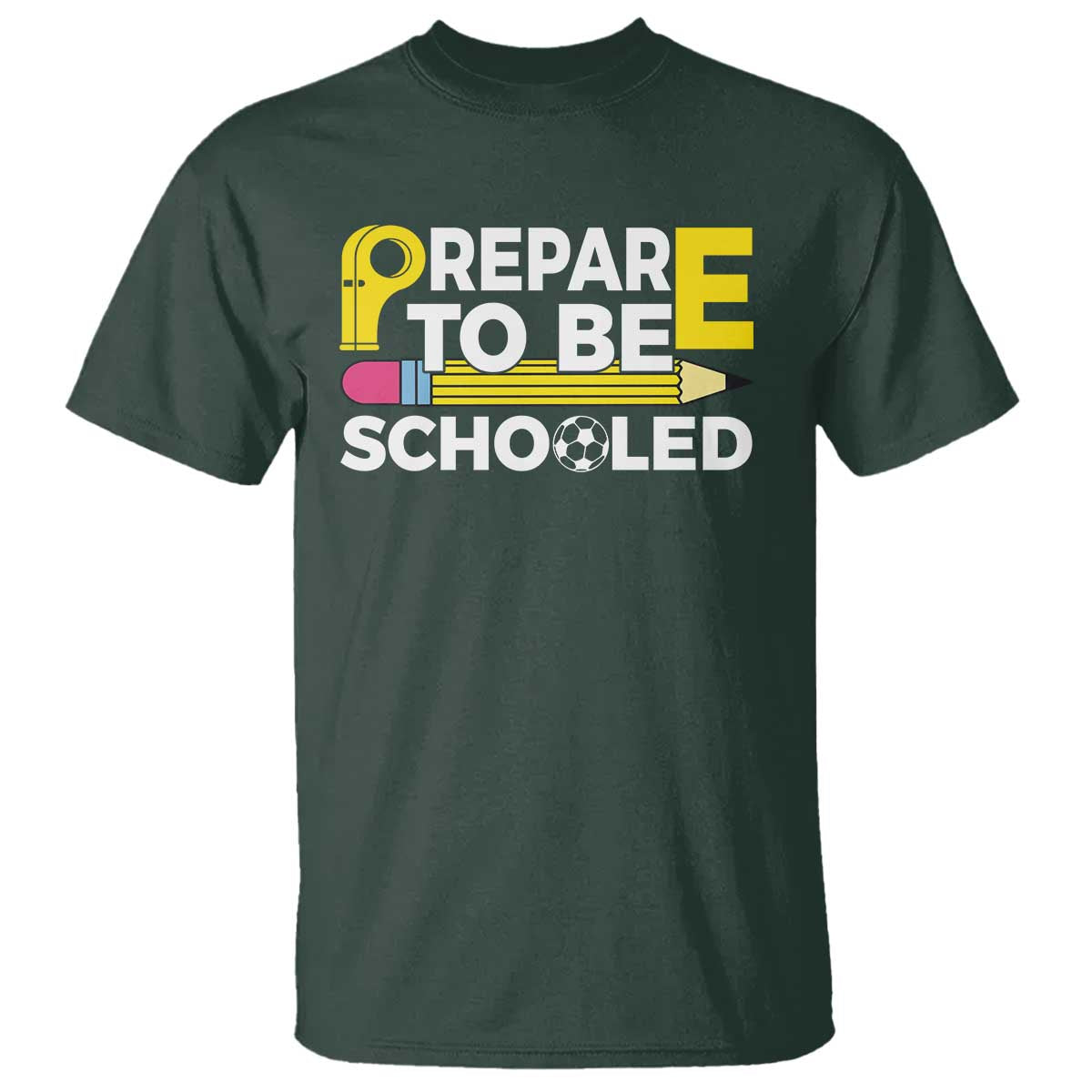 Funny PE Teacher T Shirt Prepare To Be Schooled Back To School - Wonder Print Shop