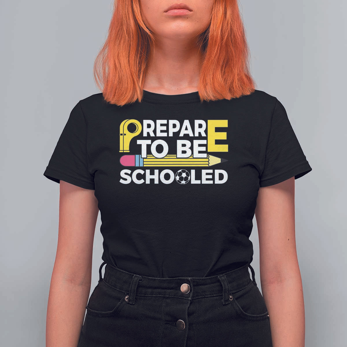 Funny PE Teacher T Shirt For Women Prepare To Be Schooled Back To School - Wonder Print Shop