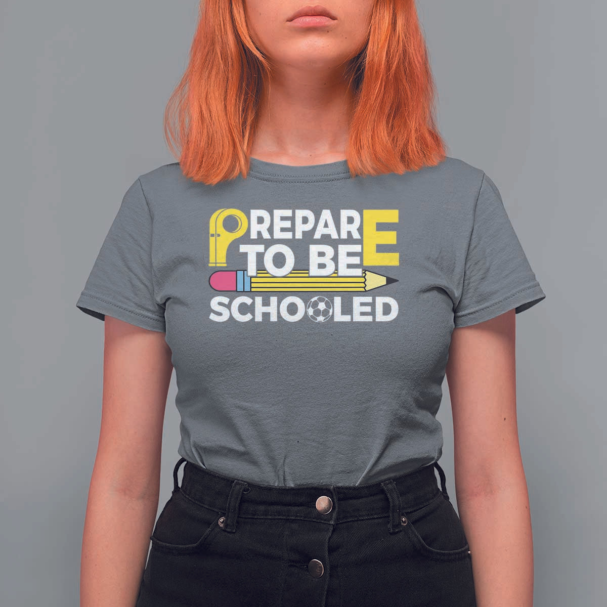 Funny PE Teacher T Shirt For Women Prepare To Be Schooled Back To School - Wonder Print Shop
