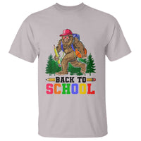 Funny Back To School Bigfoot T Shirt Backpack Pencil Basketball - Wonder Print Shop