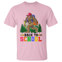 Funny Back To School Bigfoot T Shirt Backpack Pencil Basketball - Wonder Print Shop