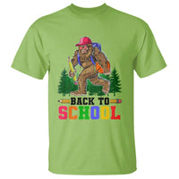 Funny Back To School Bigfoot T Shirt Backpack Pencil Basketball - Wonder Print Shop