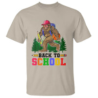 Funny Back To School Bigfoot T Shirt Backpack Pencil Basketball - Wonder Print Shop