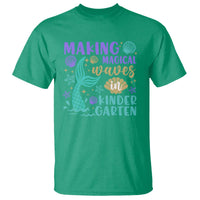 Making Magical Waves In Kindergarten T Shirt Mythical Mermaid Seashell Starfish - Wonder Print Shop
