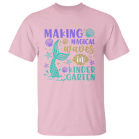 Making Magical Waves In Kindergarten T Shirt Mythical Mermaid Seashell Starfish - Wonder Print Shop