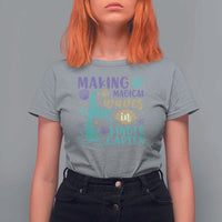 Making Magical Waves In Kindergarten T Shirt For Women Mythical Mermaid Seashell Starfish - Wonder Print Shop