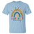Back To School T Shirt Wild About Learning Leopard Rainbow - Wonder Print Shop