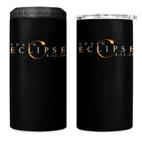 Spain Solar Eclipse 2026 4 in 1 Can Cooler Tumbler August 12 2026 Total Eclipse