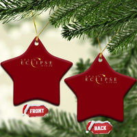 Spain Solar Eclipse 2026 Ceramic Ornament August 12 2026 Total Eclipse