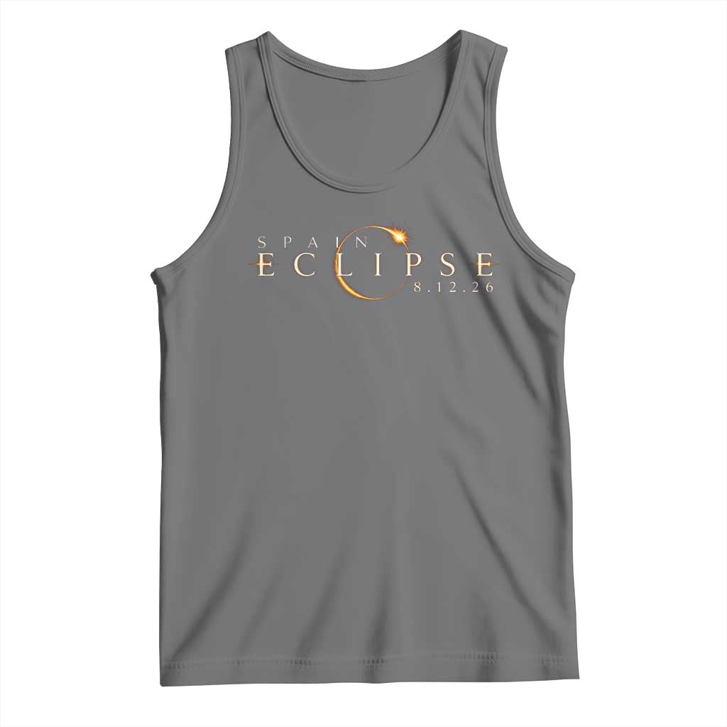 Spain Solar Eclipse 2026 Tank Top August 12 2026 Total Eclipse