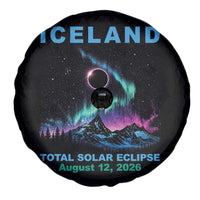 Iceland Total Solar Eclipse 2026 Spare Tire Cover August 12 Eclipse Totality Chaser Aurora Northern Lights