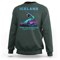 Iceland Total Solar Eclipse 2026 Sweatshirt August 12 Eclipse Totality Chaser Aurora Northern Lights